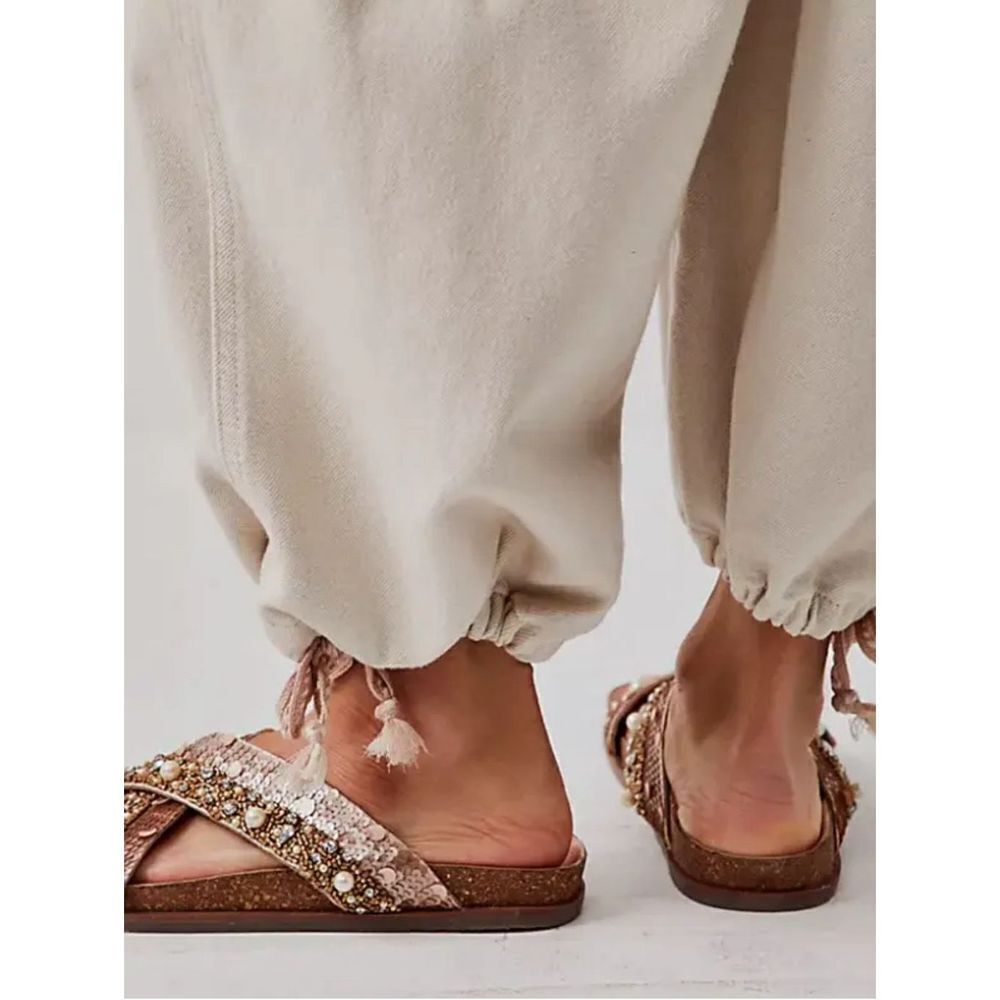 Free People Rose Gold Sandals - Picture 7 of 10
